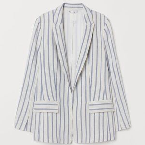 H&M Striped Blazer